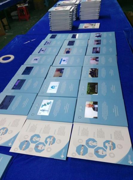 Marketing Digital Video Book IPS Screen For Pharmaceutical Event