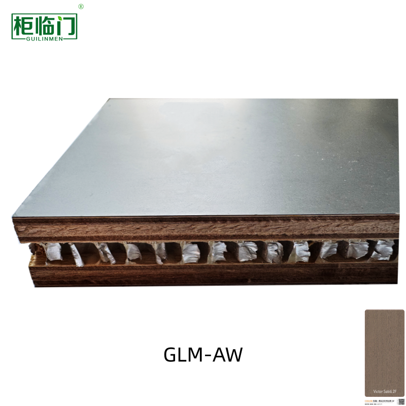 Decorative Recyclable Aluminum Wood Honeycomb Panel For Commercial Decoration