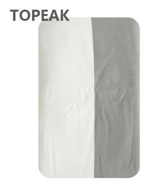 Gold Gray Blue And White Striped Pool Towels Suede Beach Towel Hiking 300g