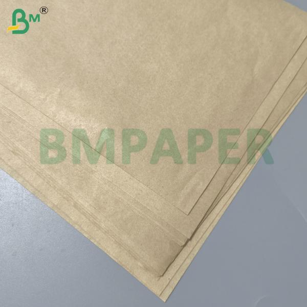 Papel de entrelazamiento blanco y marrón de alta tracción de 40 gramos para metal y vidrio