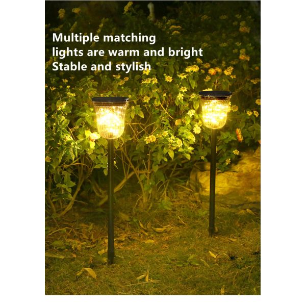 Solar Powered Outdoor Waterproof Led Solar Landscape Lawn Light For Courtyard IP65