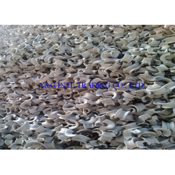 Industrial Alumina Ceramic Random Packing Cascade Rings In Absorbing Tower