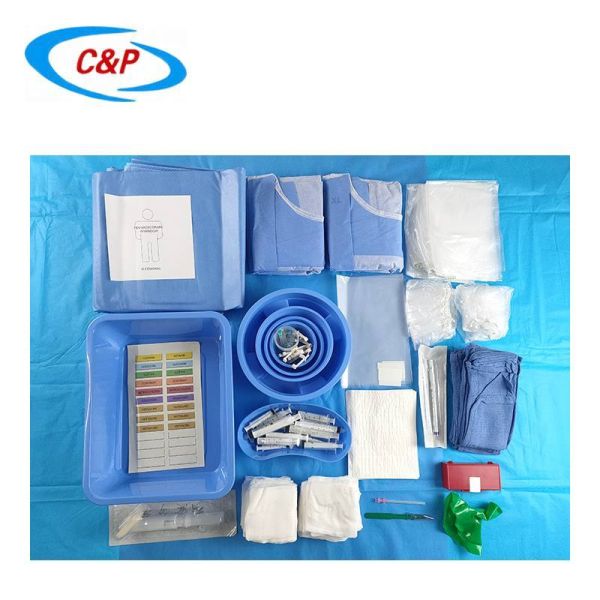 Single Use Disposable Angiography Pack Sterile Drape Factory Wholesale for Hospital