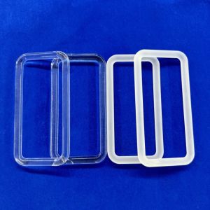 Прозрачное кварцевое кольцо, устойчивое к высокой температуре