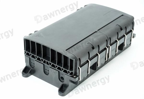 120F Capacity Fiber Optic Splice Closure With Page Turning Structure For Horizontal Deployment