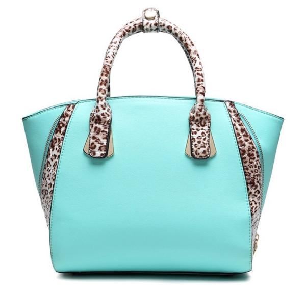 2016 spring new leisure leopard bat bag pu leather shoulder bag Mobile Messenger