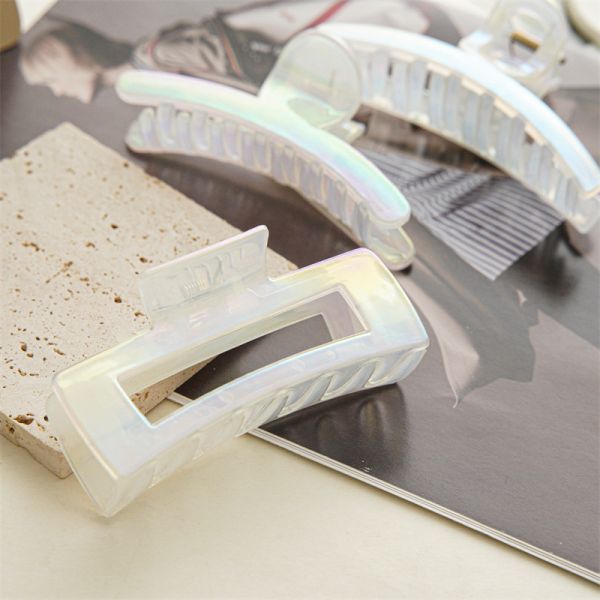 Mermaid PP material hair clip accessory female back head hair clip advanced sense elegant temperament shark hair clip