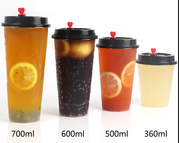 Высокотемпературные устойчивые чашки чая пузыря 24oz 700ml устранимые