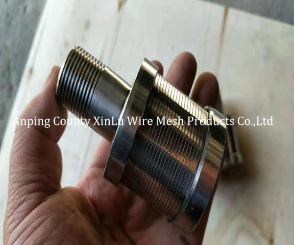 Stainless Steel 304 316L Wedge Wire Johnson Type Filter Nozzle 2 Inch 3/4NPT