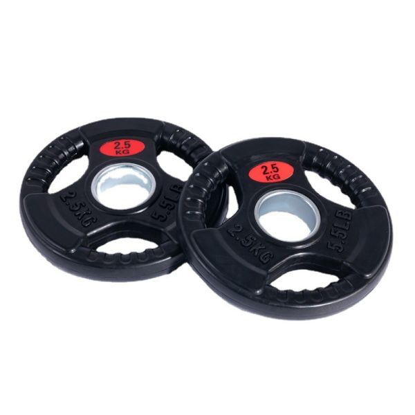 Befreeman Tri Grip Rubber Bumper Weight Plate 3 Holes For Commercial Gym Strength Training Equipment Wholesale High Quality Gym Equipment Bumper Weight Plate