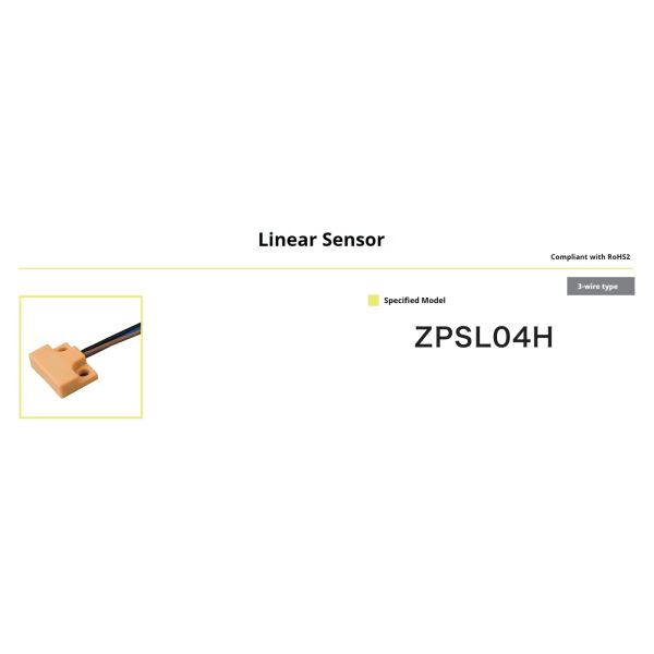 IP65 protection Class DC 5v High Sensitivity Measuring Displacement Linear Sensors for Automatic Control Systems