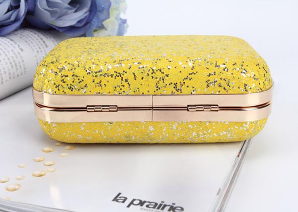 Fashion product ladies mini handbags pu glitter leather clutch bags evening bag