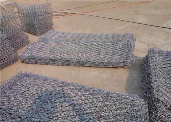 Cestas de Gabion do metal da proteção de corrosão tamanho Nova-021 do furo de 100 * 120 ímetros