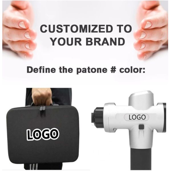 Последний массажный пистолет с вибрациями тела / электрический массажный аппарат с глубокими ударными