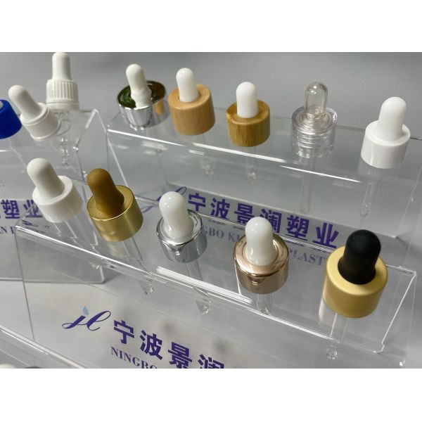 Silk Screen Printing PETG Dropper Set For Glass Bottle 30ml 50ml 100ml