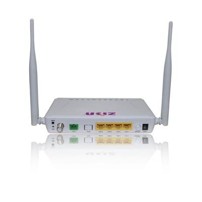 Fibra ótica OP256CW 300Mbps do modem da taxa alta 1ge Gepon ONU 2,4 gigahertz