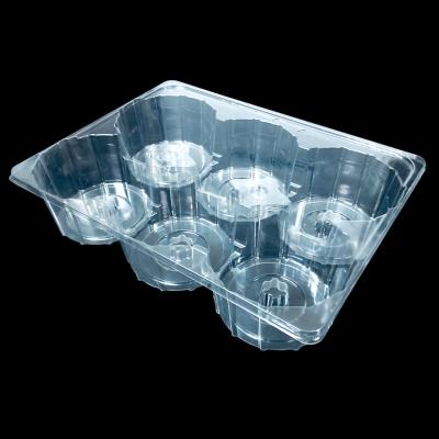 Custom PET Plastic Blister Tray 6-Slot for Gear Storage