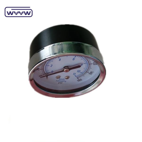 60MM  0-10 kgcm2 & 150 psi Black steel case White dial manometer for water pressure