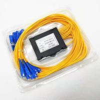 1X8 diviseur optique de PLC de fibre de la boîte G657A1 d'ABS du mode unitaire SC/UPC