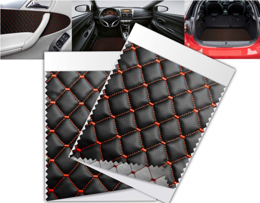 Ткань прочного автокресла PVC искусственного кожаная для автоматических внутренних аксессуаров