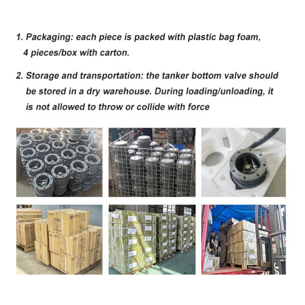 Oil Media European Standard Aluminum Alloy Fuel DischargeAPI Bottom Loading Valve for Tanker Truck E20 and B100 biofuels