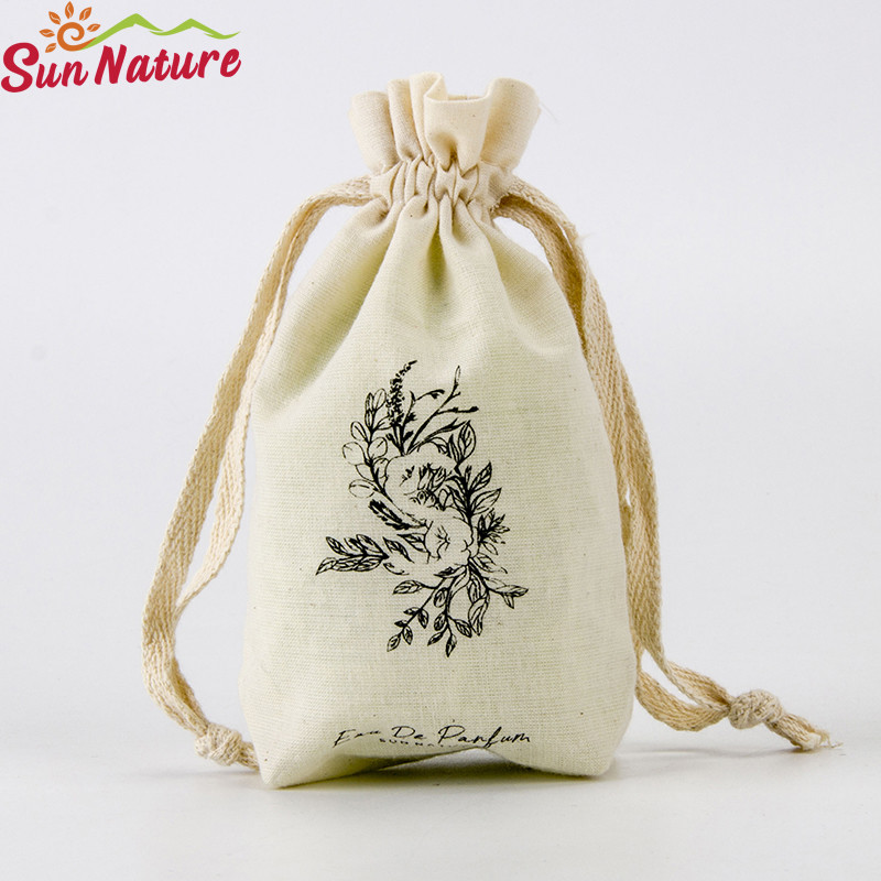 Сумка пыли Drawstring ткани решений Eco упаковывая устойчивая бамбуковая