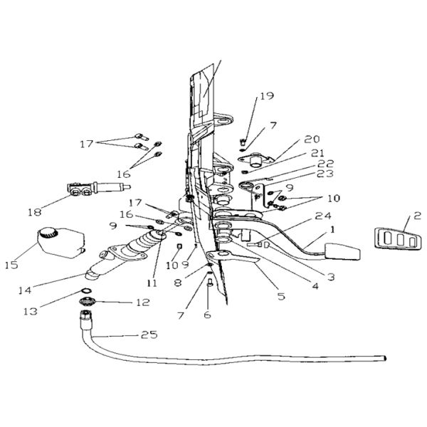 Sinotruk Spare Parts, WG9719230015, Clutch Driving Cylinder, Howo, Cnhtc, A7, Sinotruck