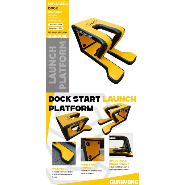 Launch Pad Platform Hydrofoil Inflatable Dock Starter For Water Sports