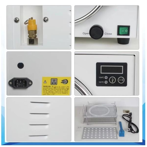 Хорошая цена Больница Стерилизатор оборудование Стоматологическая клиника 18L Класс N Стоматологический автоклав