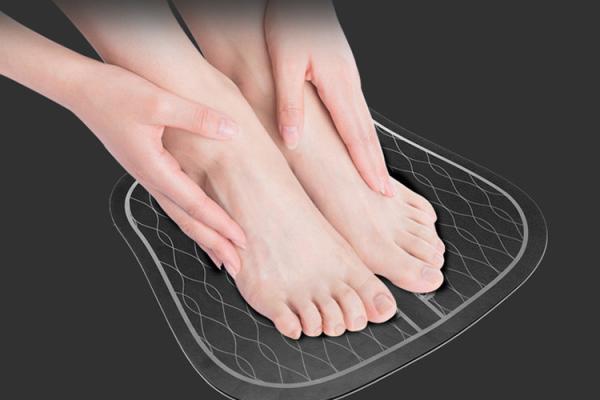 Hot Convenient pulse ems foot Electric TENS Unit Reflexology Foot Massage Mat wireless neck massager