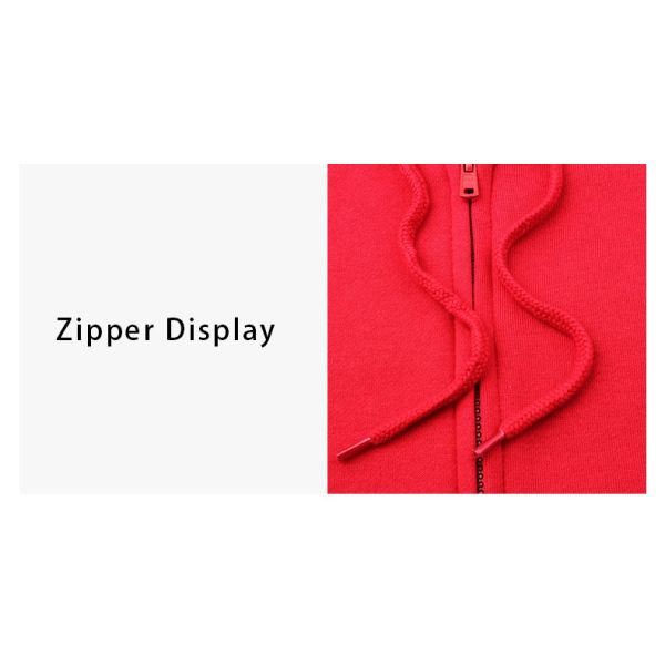 Oversized Bluzy Blank Zip 50%Polyester 50% Cotton Embroidered Slim Fit Moletons Thin Washed String Hoodies Sweatshirts