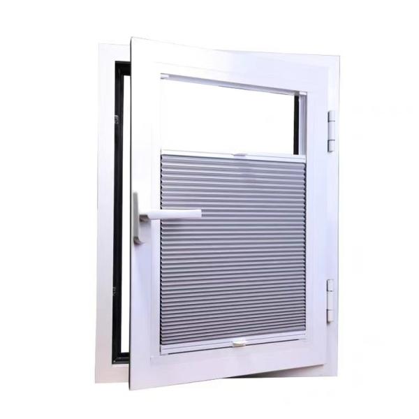 Fire Safety Double Glazed Aluminum Hollow Integral Blinds Between Glass Sliding Windows Magnet Controller Shutters