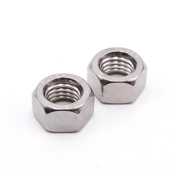 DIN Standard Cold Heading Precision Customized Nut Stainless Steel Materials
