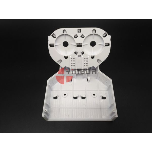 Коробка белого крытого ДИН оптического волокна терминальная, пластиковые ядри коробки 12 прекращения