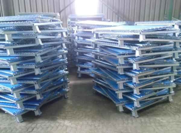 heavy duty storage containers / mesh pallet wire cage wire mesh container