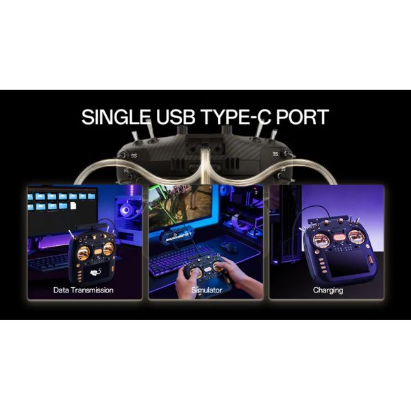 Radiomaster TX16S MK3 Max Radio Controller AG02 CNC Hall Sensor Gimbals (ELRS / M2) Remote Control