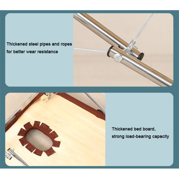 Salon Spa Beauty Massage Table Portable Foldable Bed with Multi Functional Simple Design and Storage Bag Included