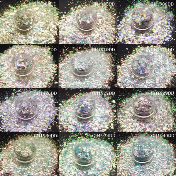 Fantasy Colors Stage Fairy Makeup Plastic Glitter Blend Powder Holographic Craft