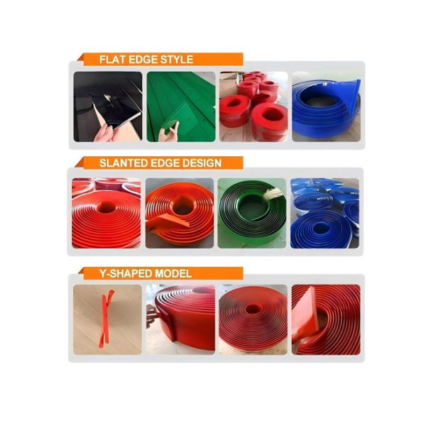 PU Conveyor Skirting Board High Abrasion Resistance Dust Control Aggregate Conveyor Use