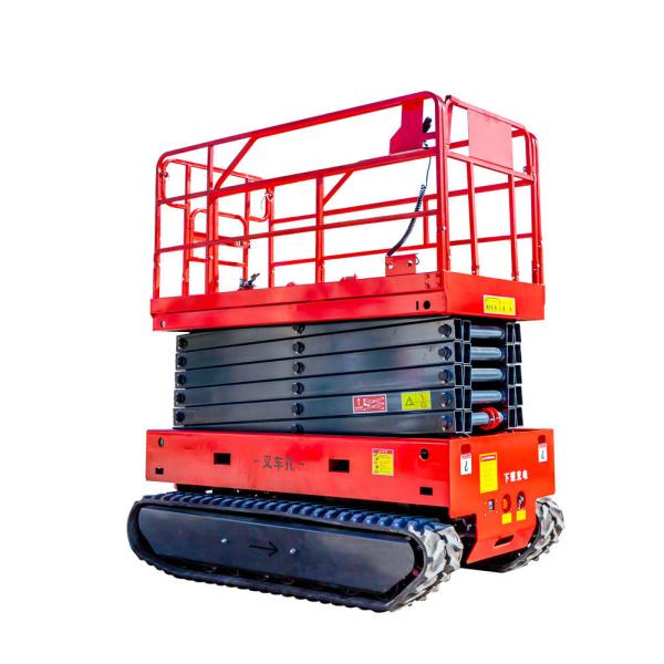 Mobile Scissor Lift 200kg 320kg 450kg Crawler Electric Lifting Platform
