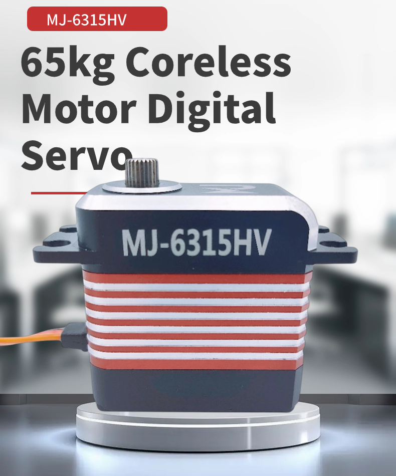 High-Torque Servo Mj-6315hv 8.4v 63kg-Cm Coreless Motor Metal Gear Digital For Car, Aircraft Models