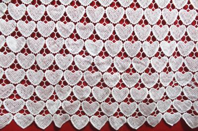 Apparel Accessories Chemical Lace Fabric  Water Soluble Embroidery  lace fabric  in Different  Color