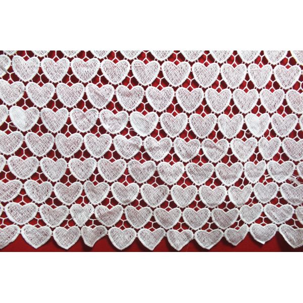 Apparel Accessories Chemical Lace Fabric  Water Soluble Embroidery  lace fabric  in Different  Color