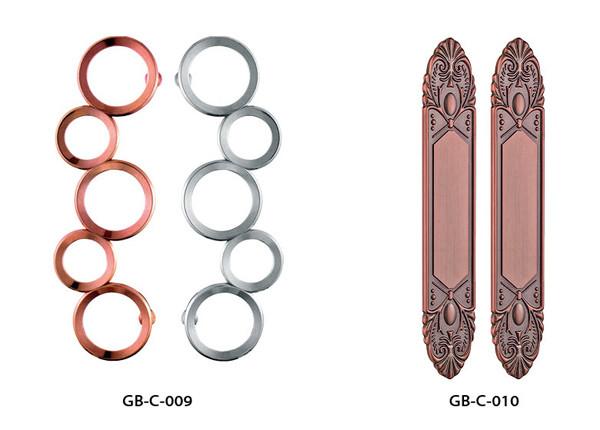 Fashion Style Steel Pull Handle , Scratch Prevent Stainless Steel Rod Handles