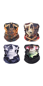 Neck Gaiter Face Mask Scarf Reusable Bandanas Tube UV Protection Headwear Balaclava Outdoor Sport for Men and Women