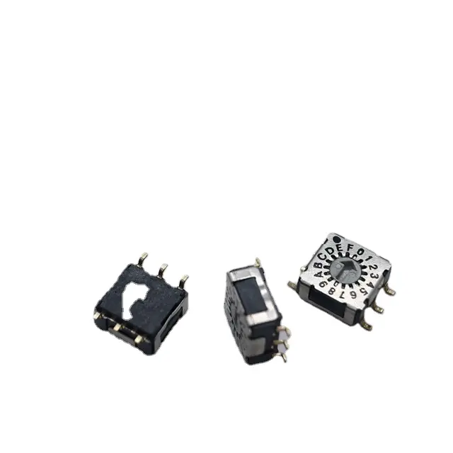 IP67 4 8 6 7 10 8 9 6 12 переключатель Smd 5v 100ma 7x7mm кода положения SMD вертикальный роторный