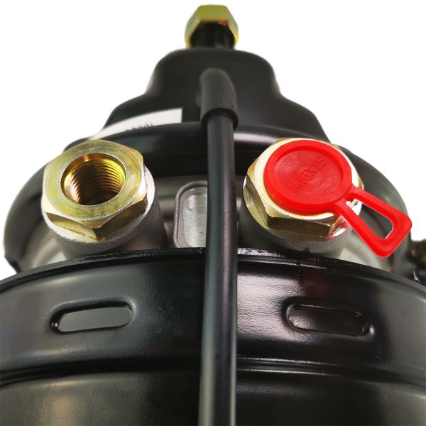 HIGH-STRENGTH T2430 BRAKE CHAMBER FOR COMMERCIAL VEHICLE BRAKING SYSTEMS