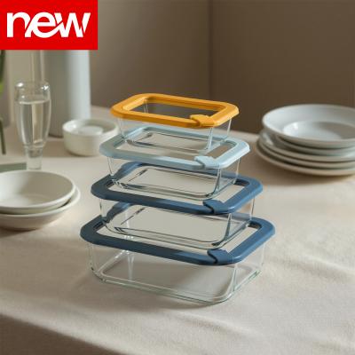 Glass Containers With Silicone Vented Glass Lid