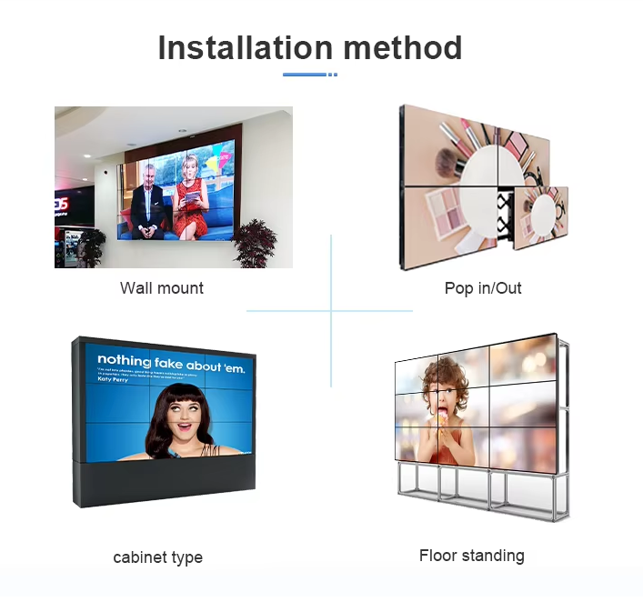 49 Inch 3.5mm Slim Bezel LCD Display for Shopping Mall