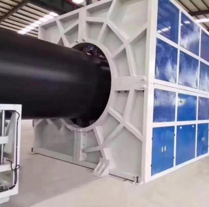 Customimzed Plastic Pipe Production Line Low Energy Consumption Hydraulic Driving